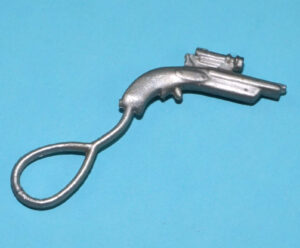 1985 GI JOE SHIPWRECK v1 ORIGINAL SPARE PART PISTOL GUN HASBRO