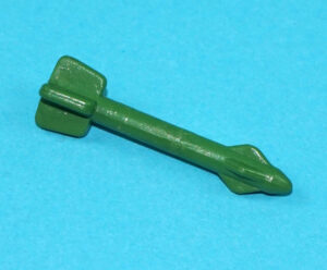 1985 GI JOE SILVER MIRAGE ORIGINAL SPARE PART ROCKET MISSILE HASBRO