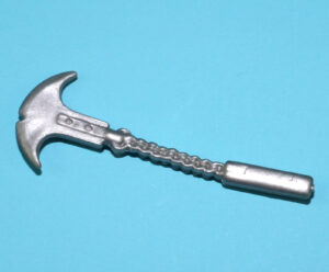 1985 GI JOE BUZZER v1 ORIGINAL SPARE PART CHAIN AXE HASBRO