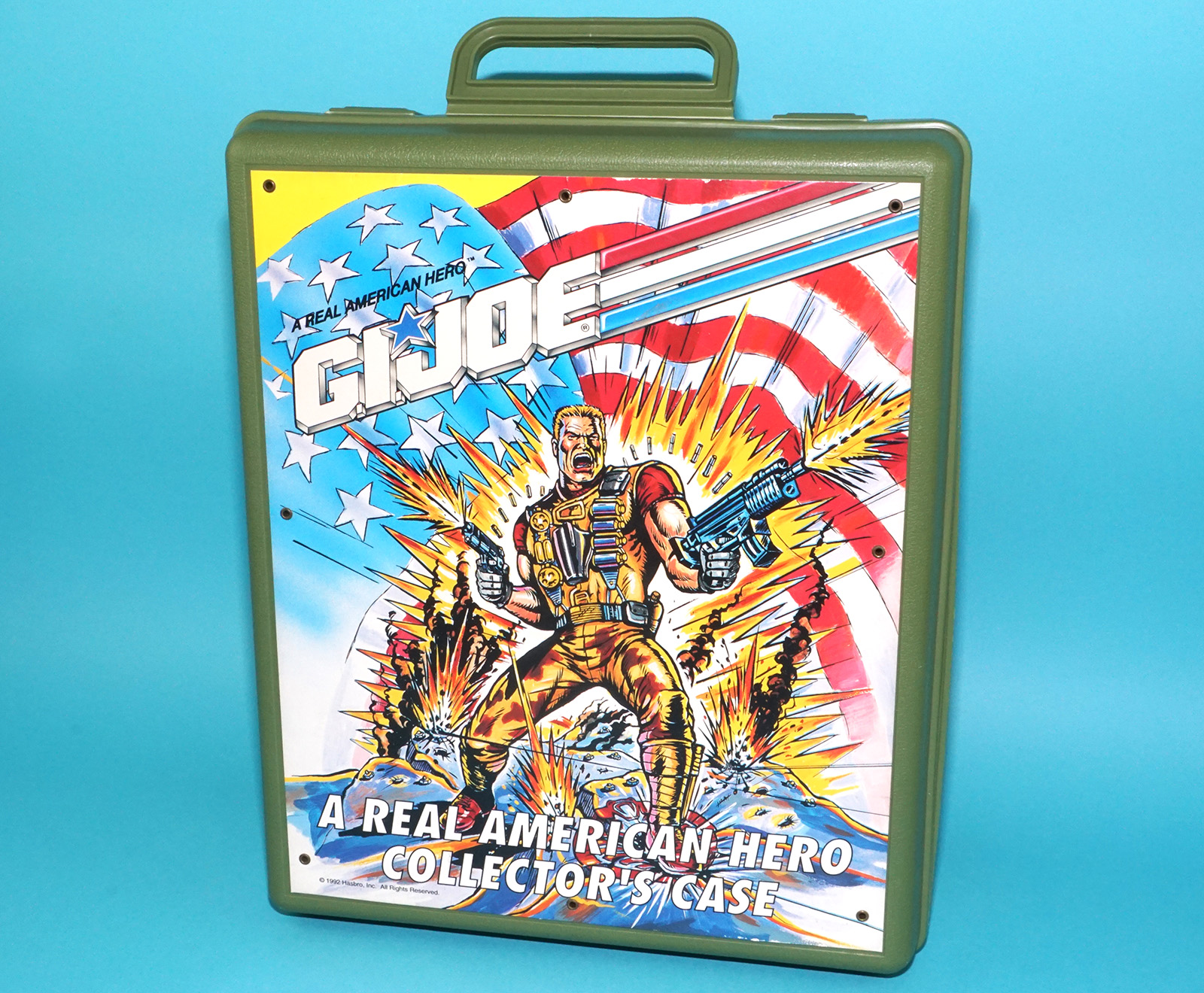 1992 GI JOE MAIL AWAY EXCLUSIVE COLLECTOR'S CASE 'A REAL AMERICAN HERO' HASBRO - Image 2
