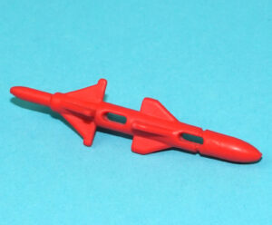 1985 GI JOE COBRA FERRET ORIGINAL SPARE PART MISSILE ROCKET HASBRO