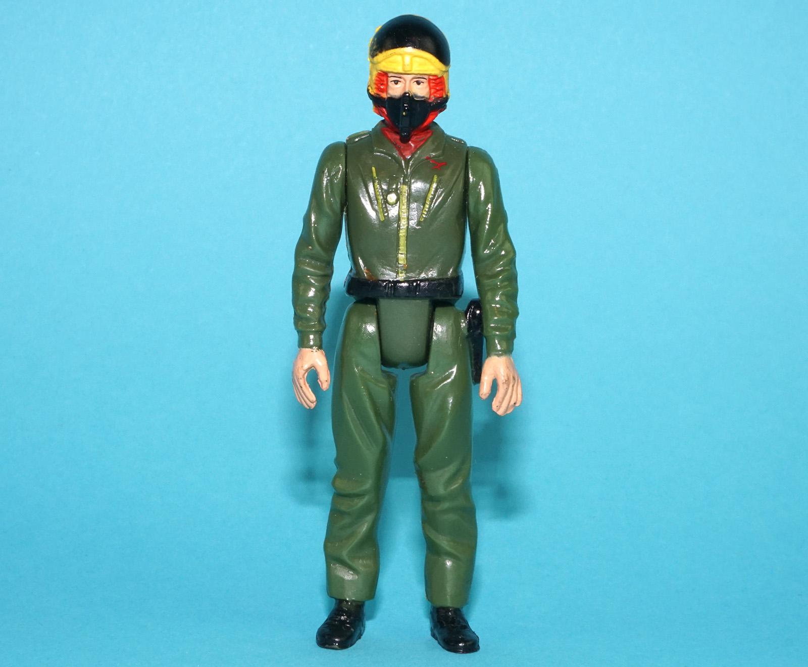 1982 GI JOE ACTION FORCE HELICOPTER PILOT 100% COMPLETE C9 PALITOY - Image 4
