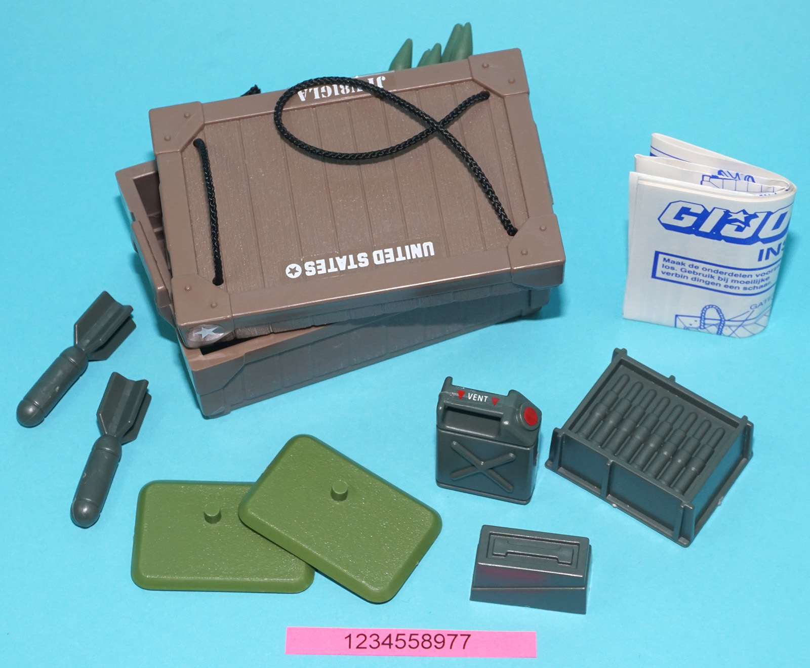 1985 GI JOE AMMO DUMP UNIT 100% COMPLETE HASBRO - Image 2