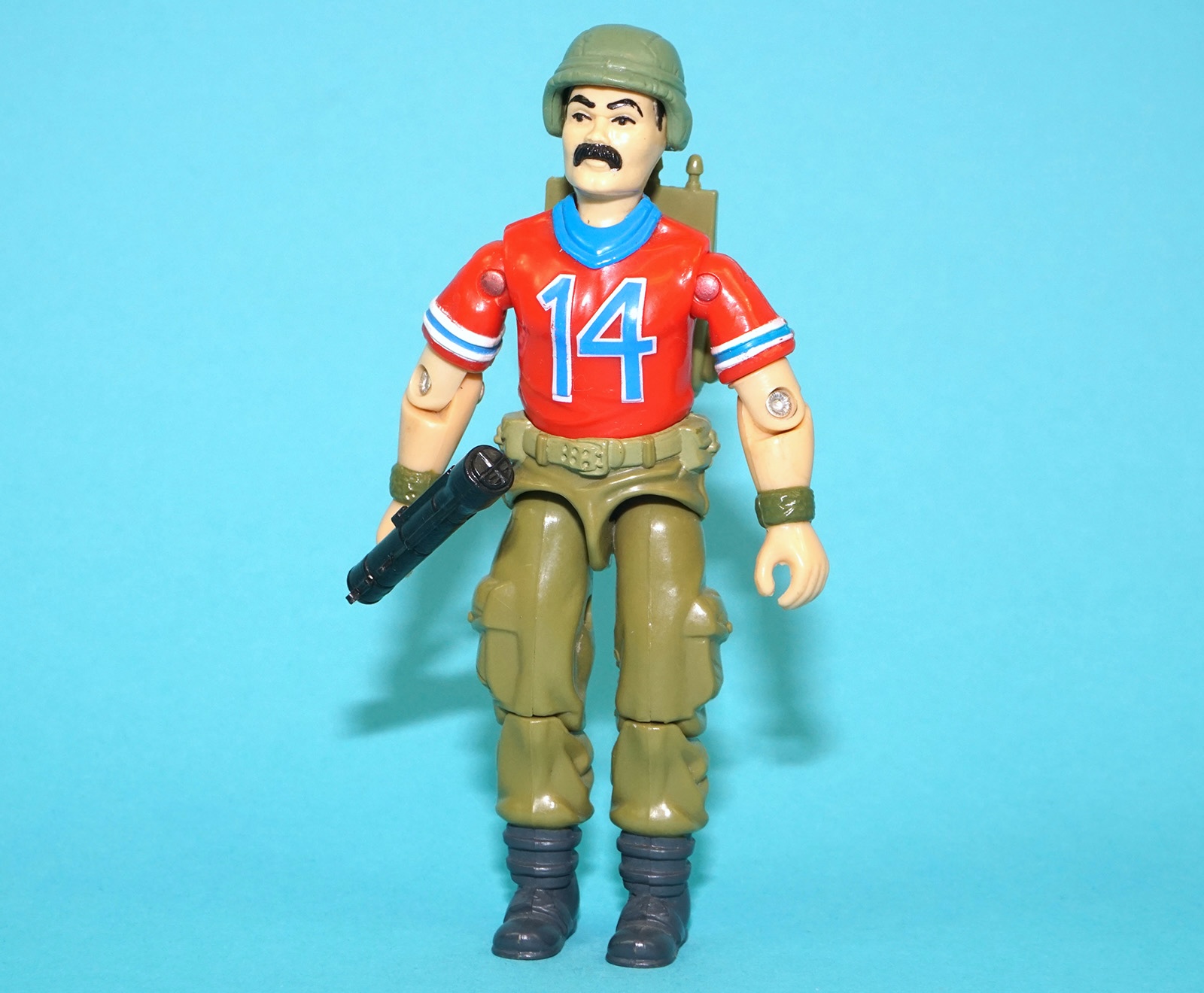 1985 GI JOE BAZOOKA v1 100% COMPLETE C9+ HASBRO - Image 2