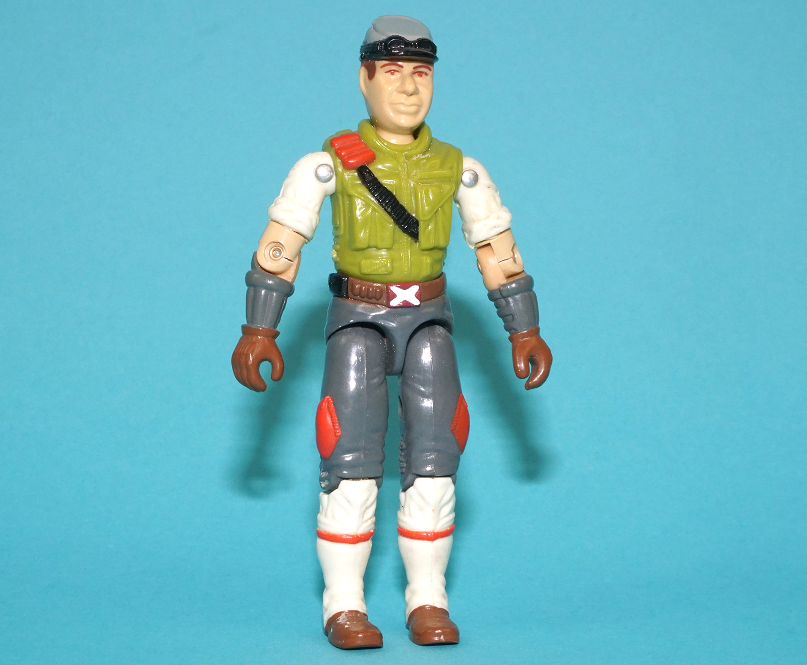 1986 GI JOE CROSS COUNTRY v1 HAVOC DRIVER 100% COMPLETE C8+ HASBRO - Image 2