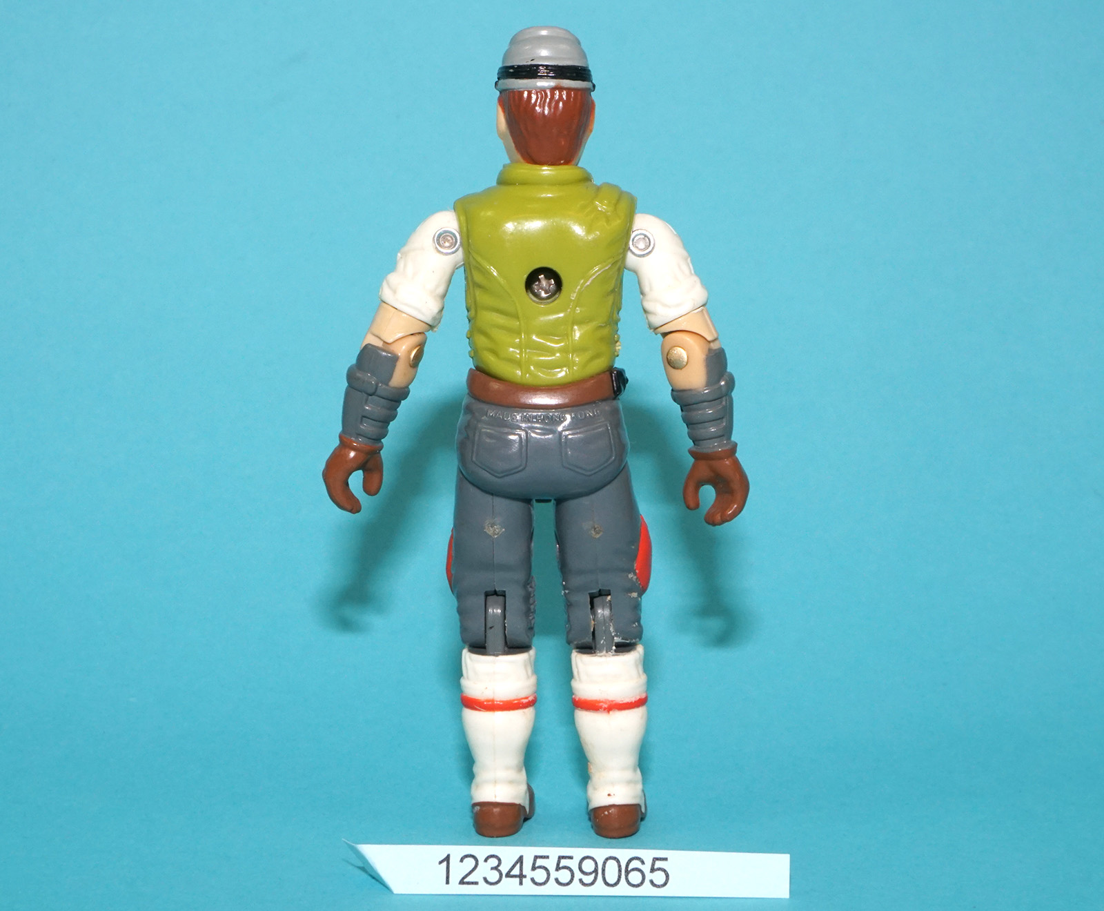 1986 GI JOE CROSS COUNTRY v1 HAVOC DRIVER 100% COMPLETE C8+ HASBRO - Image 3