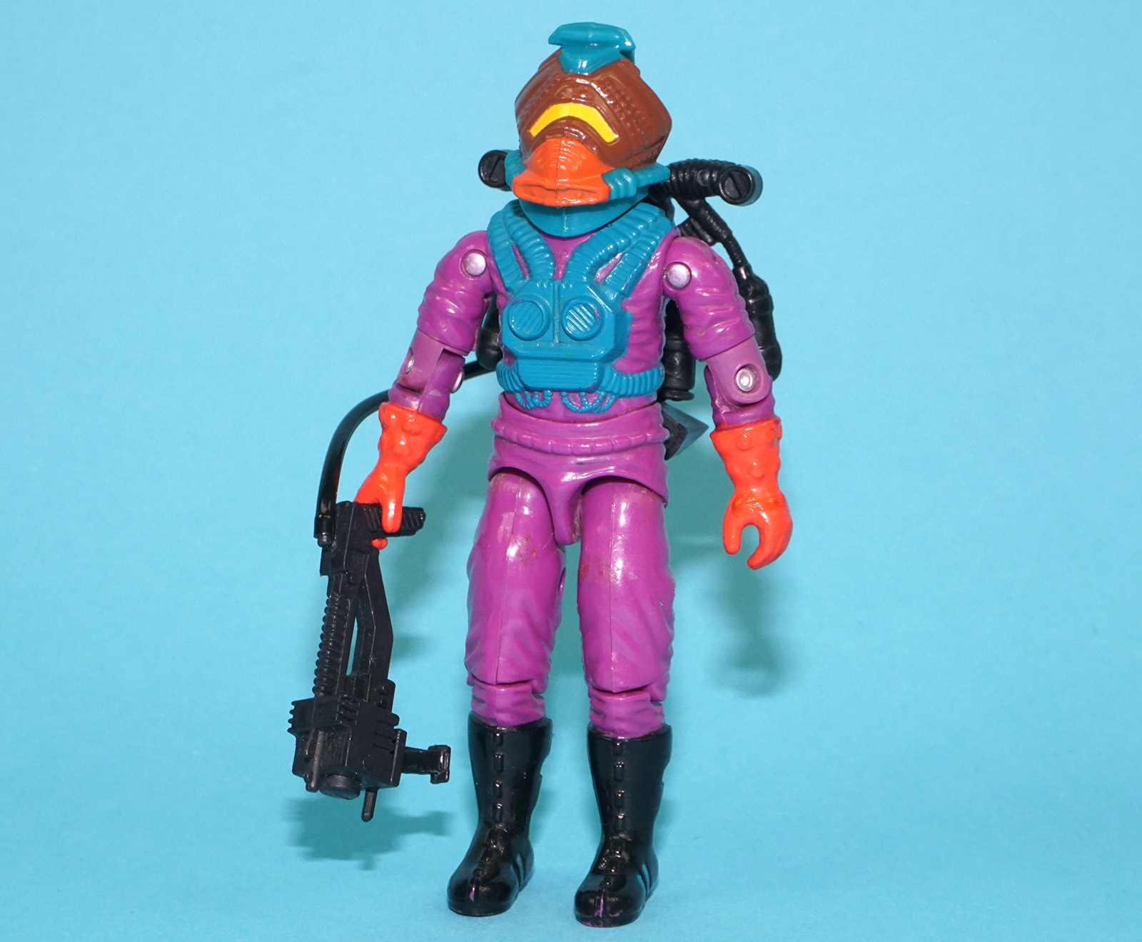 1988 GI JOE TOXO-VIPER v1 100% COMPLETE C8+ HASBRO - Image 2