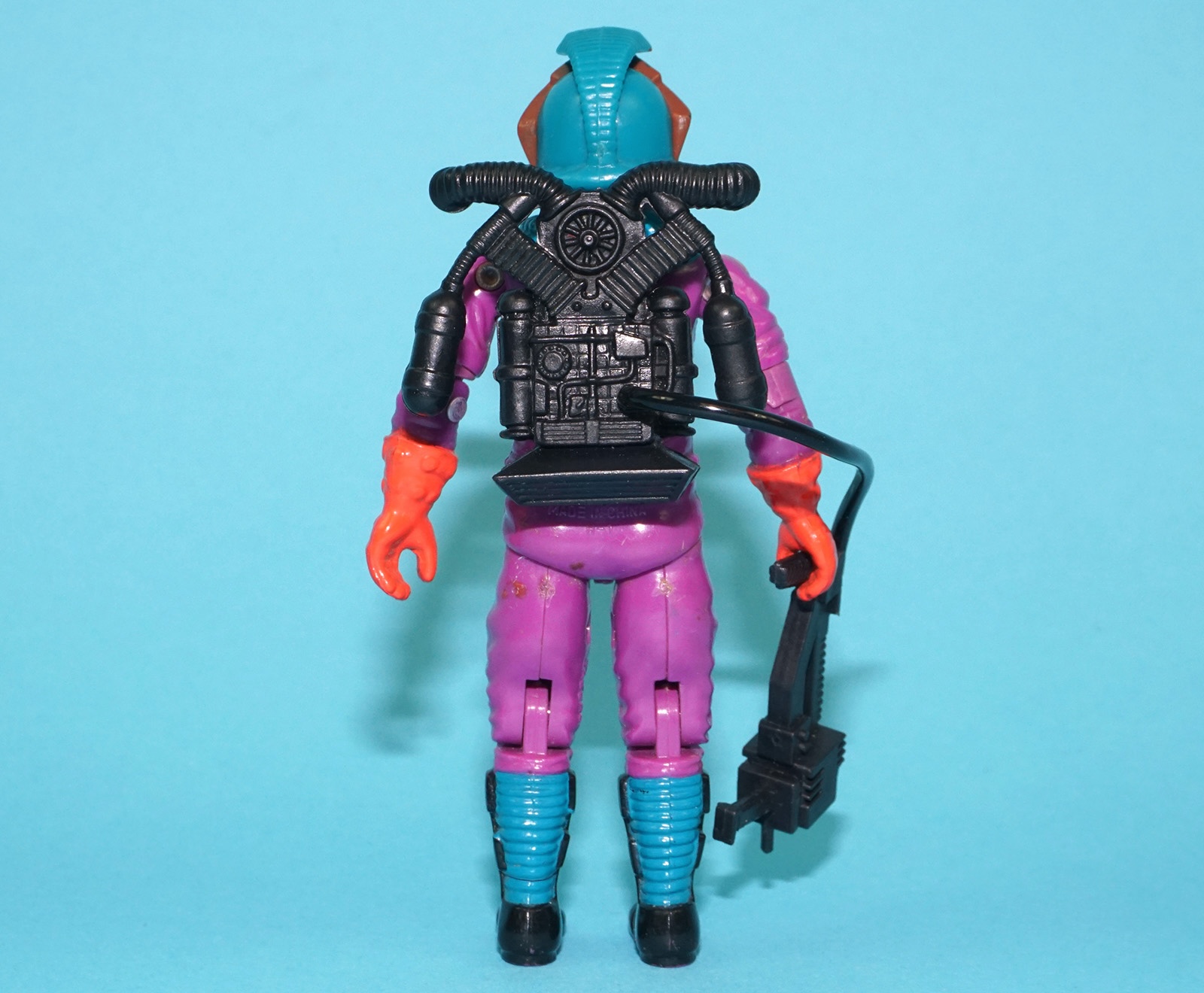 1988 GI JOE TOXO-VIPER v1 100% COMPLETE C8+ HASBRO - Image 3