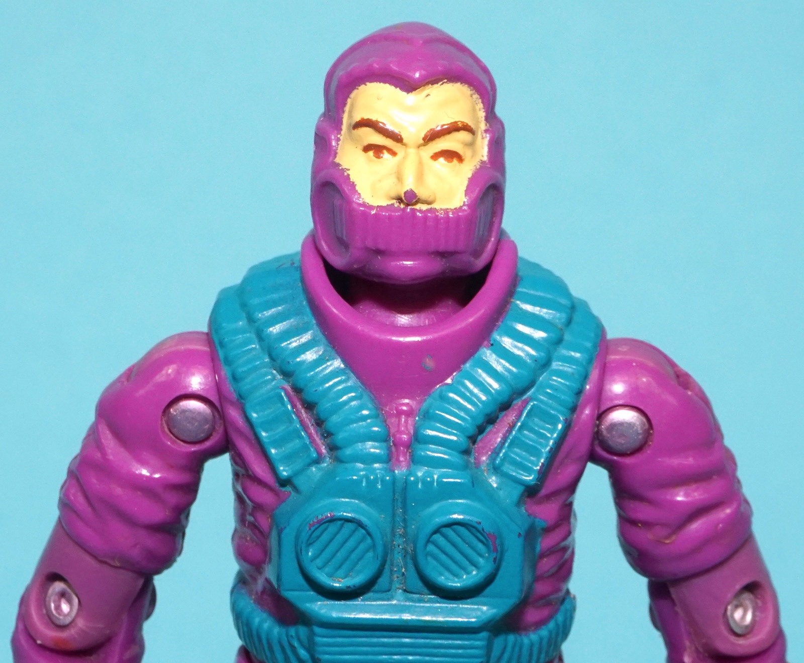 1988 GI JOE TOXO-VIPER v1 100% COMPLETE C8+ HASBRO - Image 5