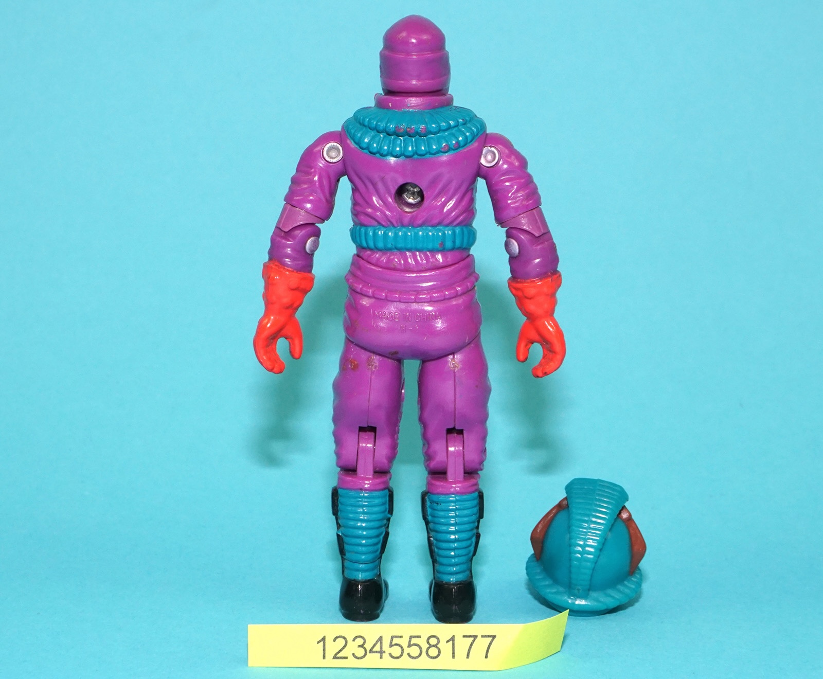 1988 GI JOE TOXO-VIPER v1 100% COMPLETE C8+ HASBRO - Image 6