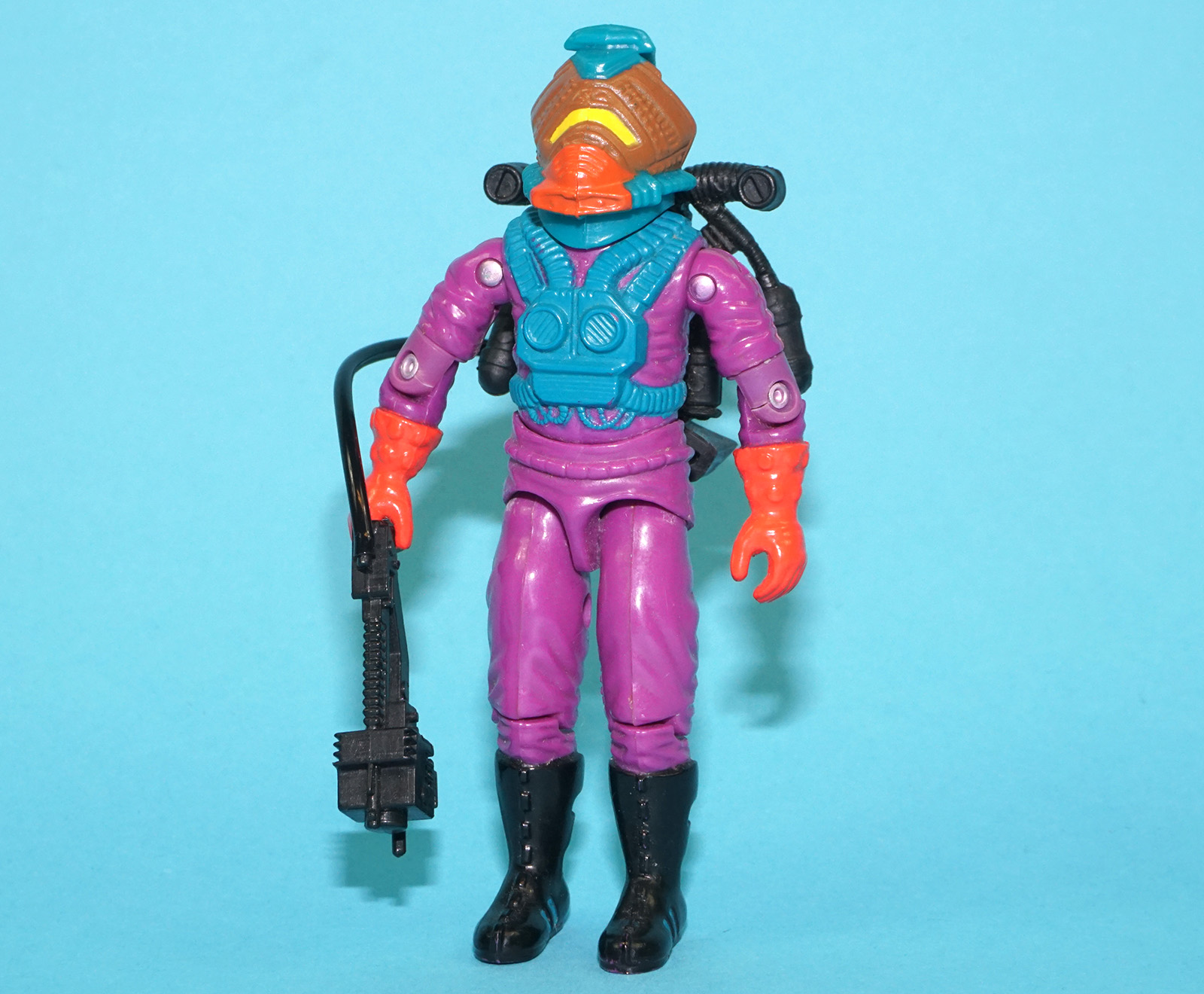 1988 GI JOE TOXO-VIPER v1 100% COMPLETE C8+ HASBRO - Image 2