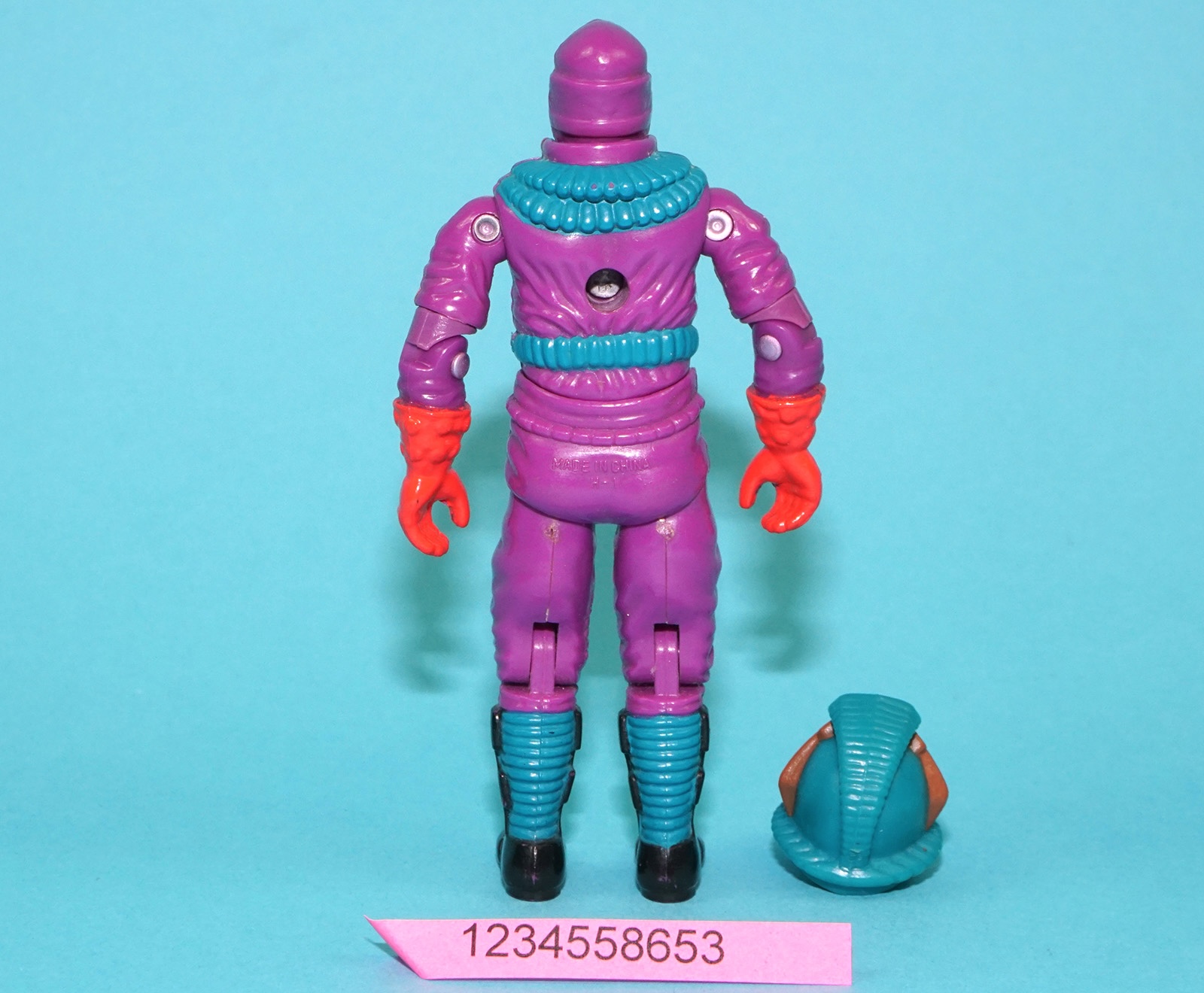 1988 GI JOE TOXO-VIPER v1 100% COMPLETE C8+ HASBRO - Image 6