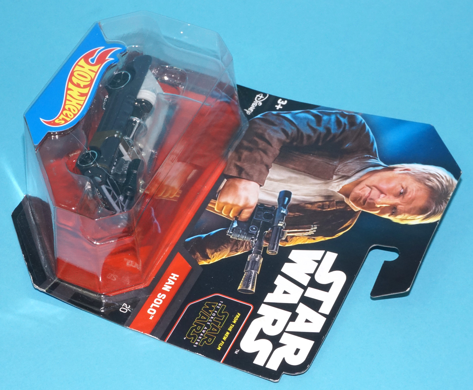 STAR WARS HOT WHEELS HAN SOLO CAR MOC MOSC 2014 MATTEL - Image 4