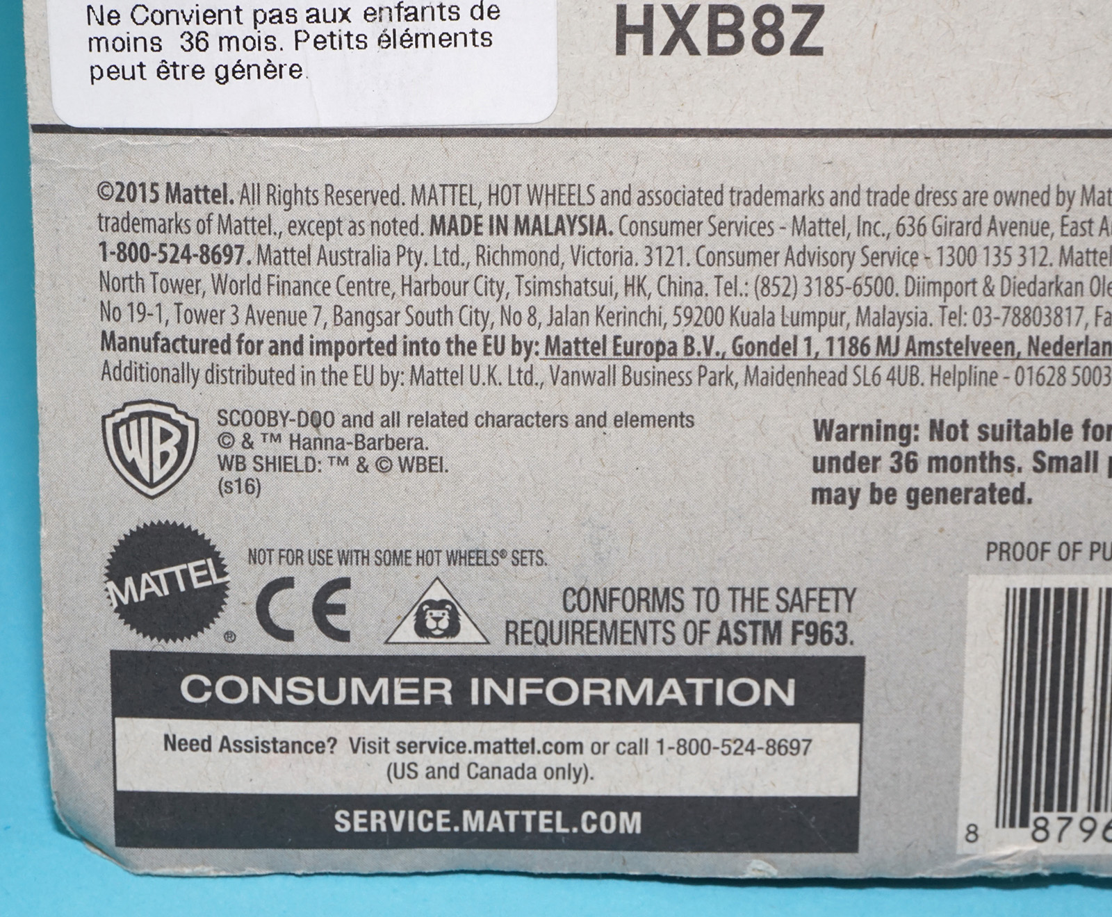 HOT WHEELS SCOOBY-DOO THE MYSTERY MACHINE MOC MOSC 2015 MATTEL - Image 7