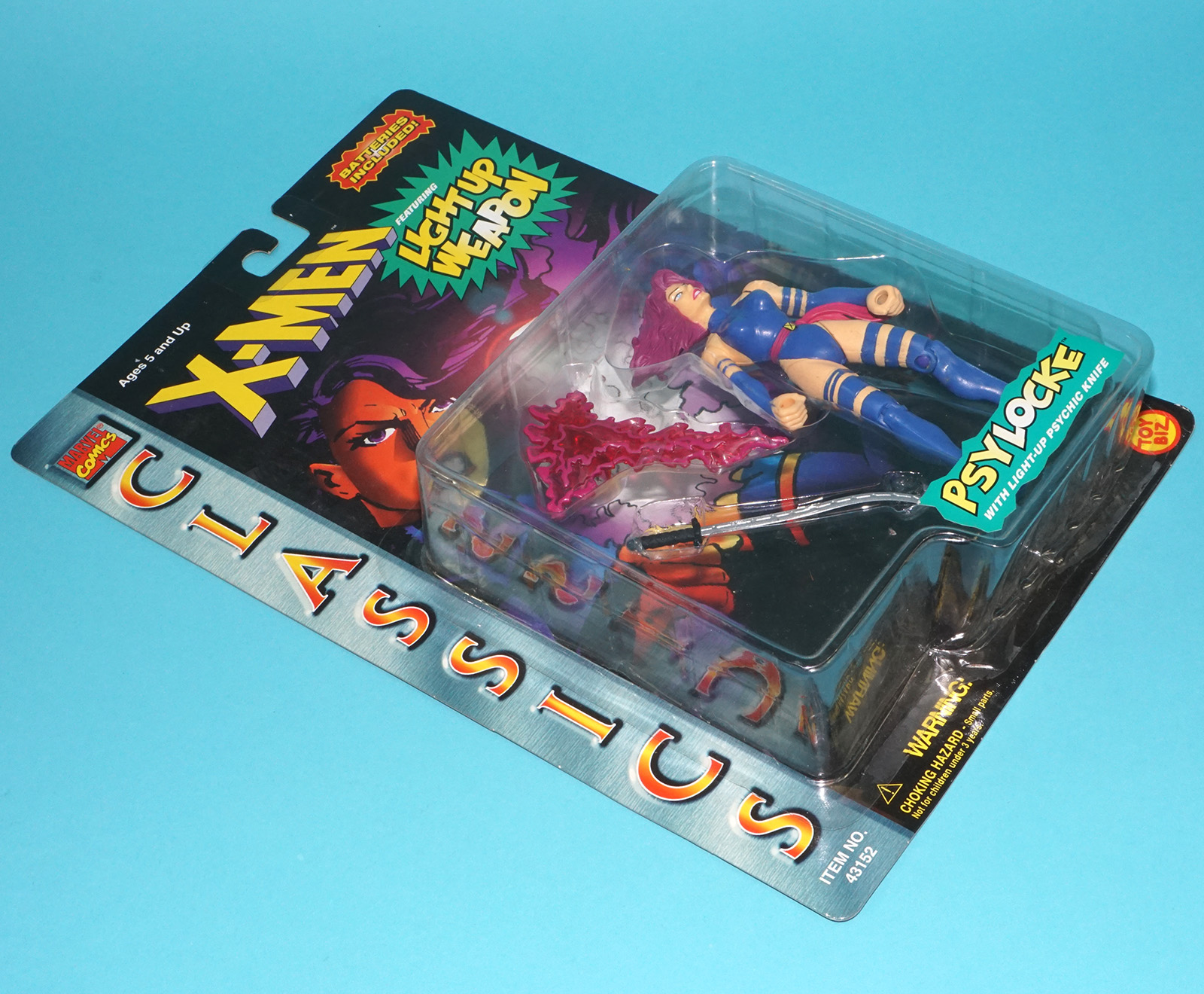 MARVEL X-MEN CLASSICS PSYLOCKE MOC MOSC US CARD 1996 TOY BIZ - Image 3