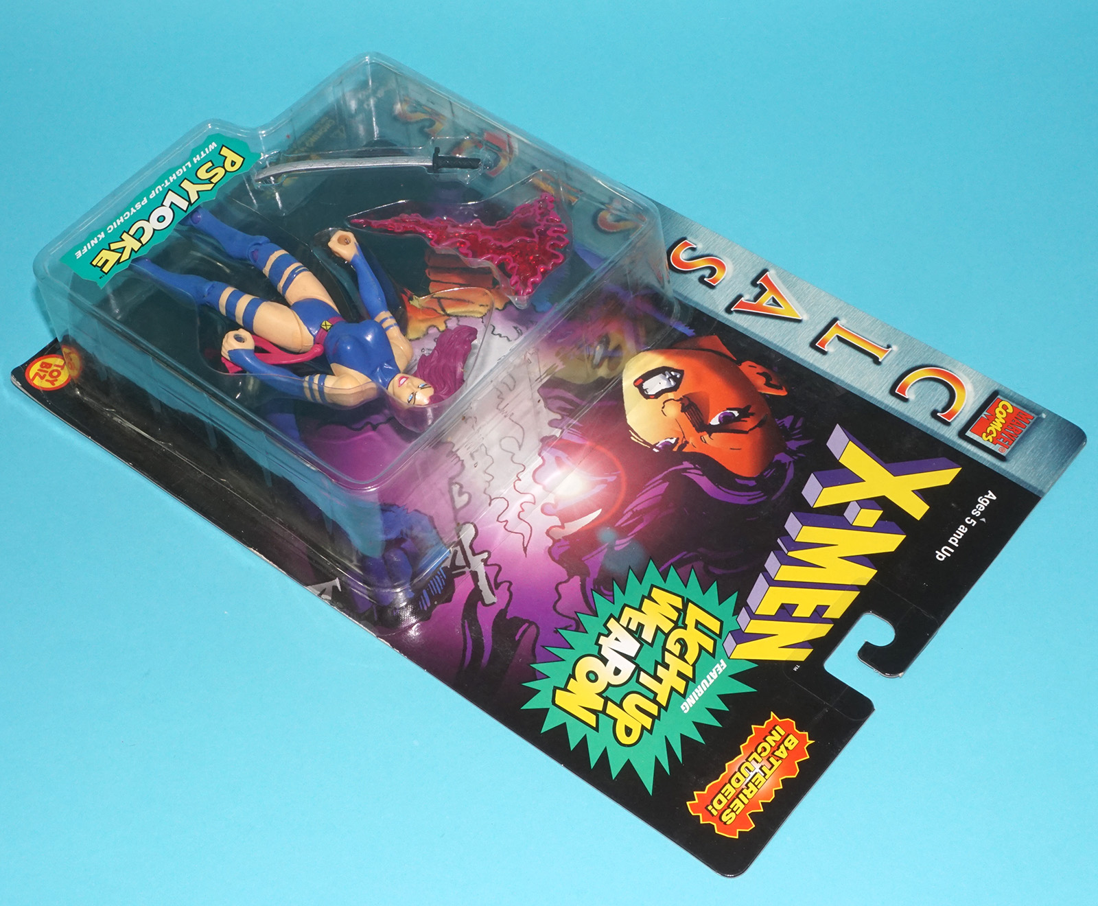 MARVEL X-MEN CLASSICS PSYLOCKE MOC MOSC US CARD 1996 TOY BIZ - Image 5