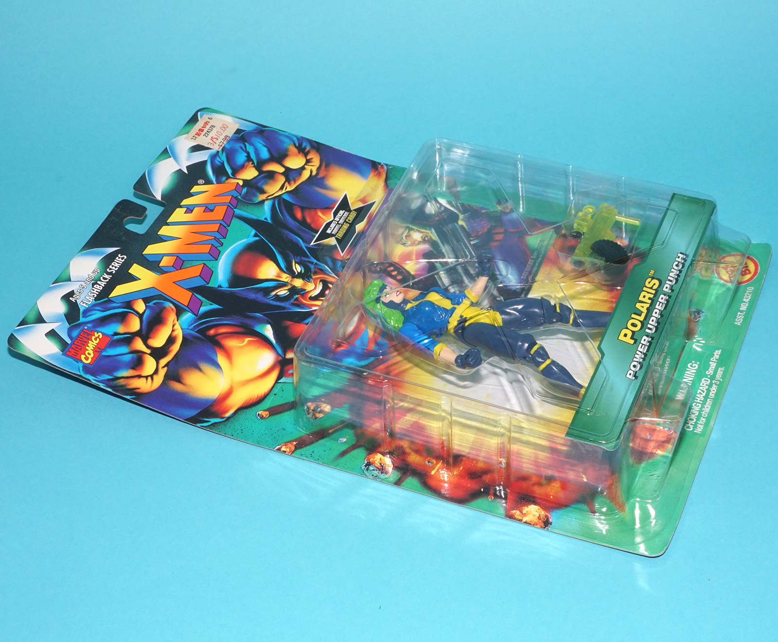 MARVEL X-MEN FLASHBACK SERIES POLARIS MOC MOSC US CARD 1996 TOY BIZ - Image 3