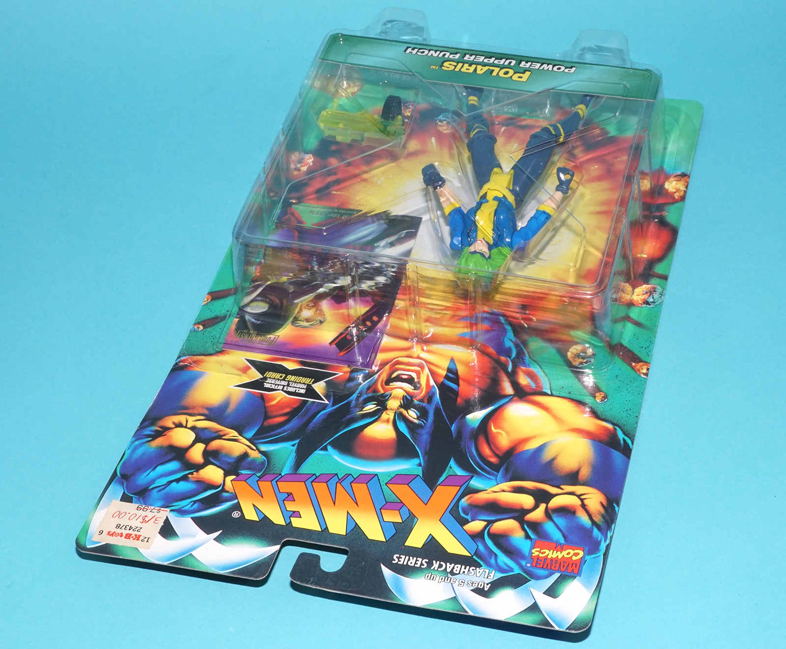 MARVEL X-MEN FLASHBACK SERIES POLARIS MOC MOSC US CARD 1996 TOY BIZ - Image 4