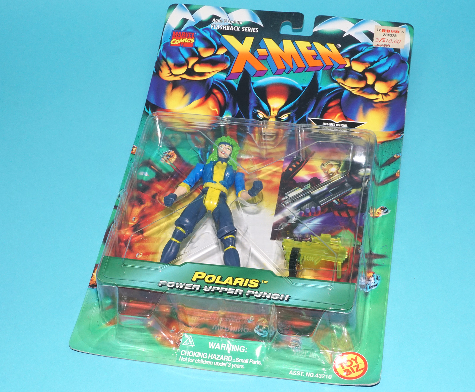 MARVEL X-MEN FLASHBACK SERIES POLARIS MOC MOSC US CARD 1996 TOY BIZ - Image 6