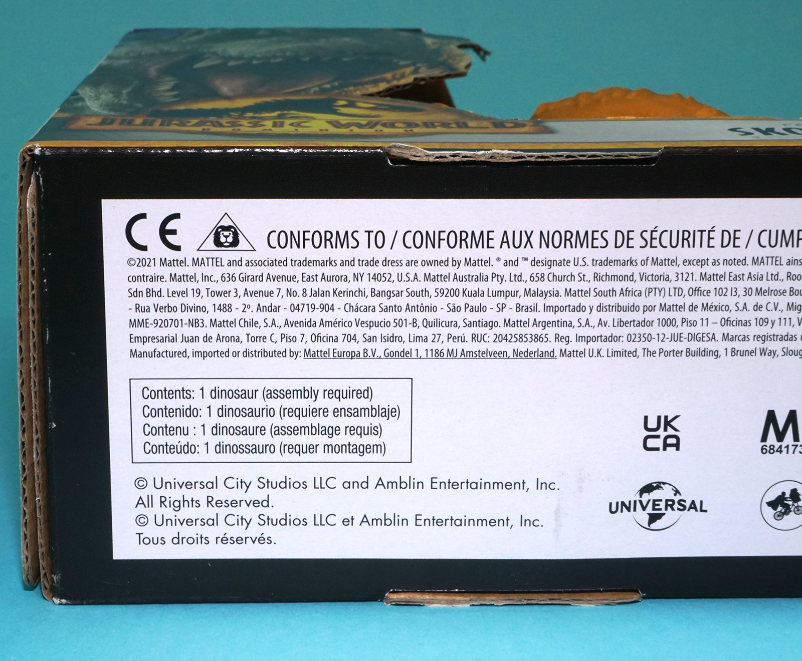 JURASSIC WORLD DOMINION ROAR STRIKERS SKORPIOVENATOR MIB MISB NRFB 2021 MATTEL WORKS! - Image 7