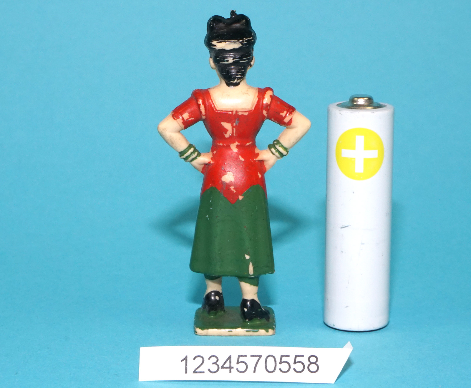 NEWSPAPER COMIC BRINGING UP FATHER PVC DIME STORE TOY FIGURE MAGGIE 1950s MARX HOLLAND - Image 3