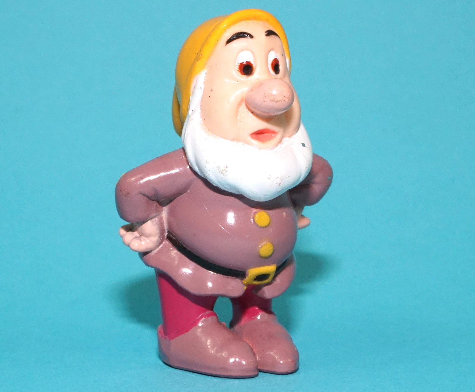 DISNEY SNOW WHITE PVC FIGURE DWARF SNEEZY 1993 MATTEL SCHLEICH - Image 2