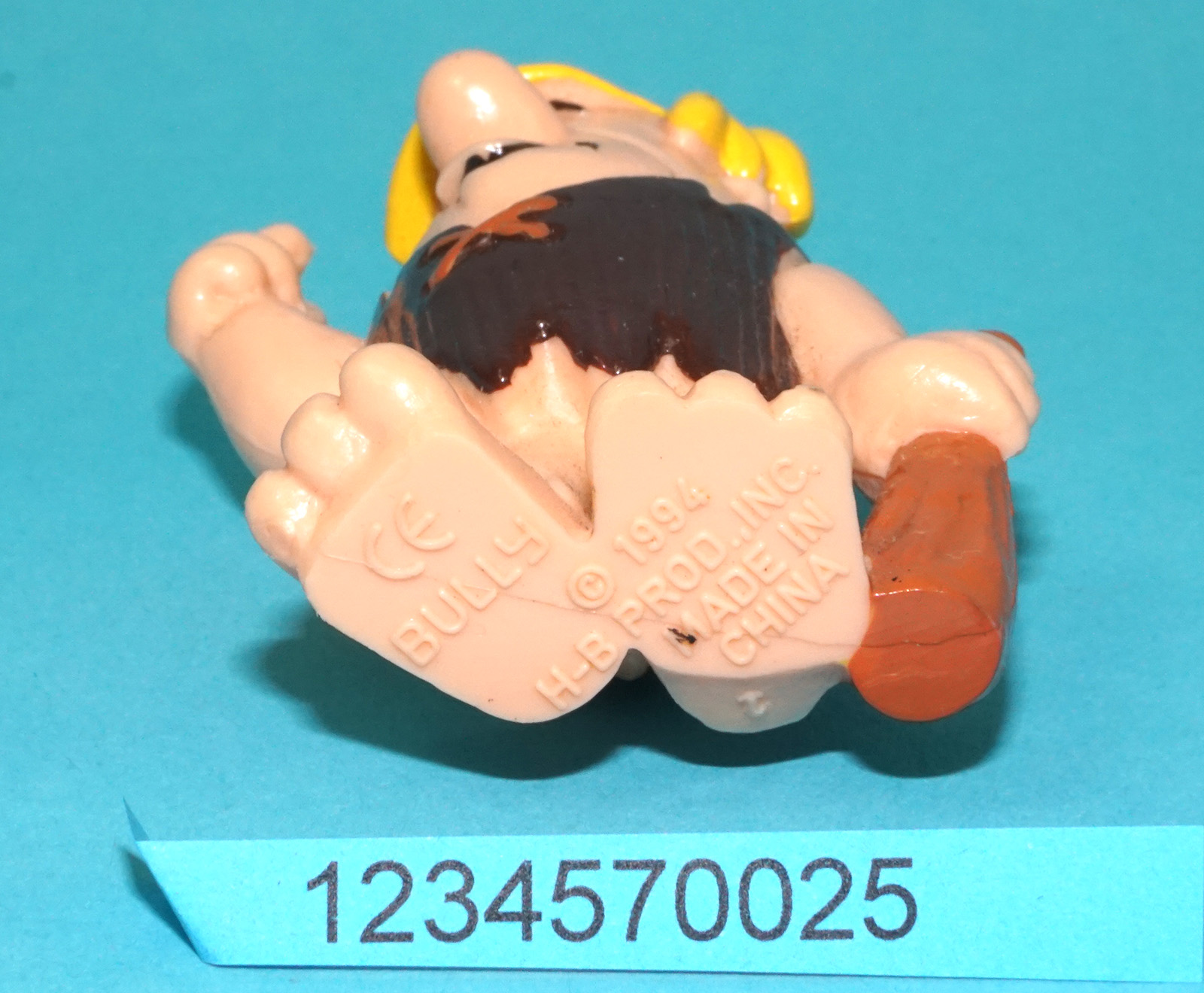 FLINTSTONES PVC TOY FIGURE BARNEY RUBBLE 1994 BULLYLAND GERMANY - Image 3