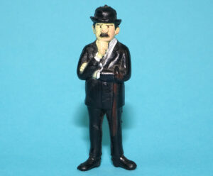 TIN TIN TINTIN PVC MINI TOY FIGURE THOMPSON 1/35 SCALE 1973 BELVISION ESSO PROMO BENELUX