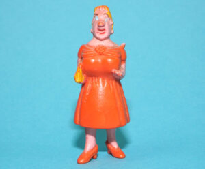 TIN TIN TINTIN PVC MINI TOY FIGURE BIANCA CASTAFIORE 1/35 SCALE 1973 BELVISION ESSO PROMO BENELUX