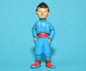 TIN TIN TINTIN PVC MINI TOY FIGURE NIKO 1/35 SCALE 1973 BELVISION ESSO PROMO BENELUX