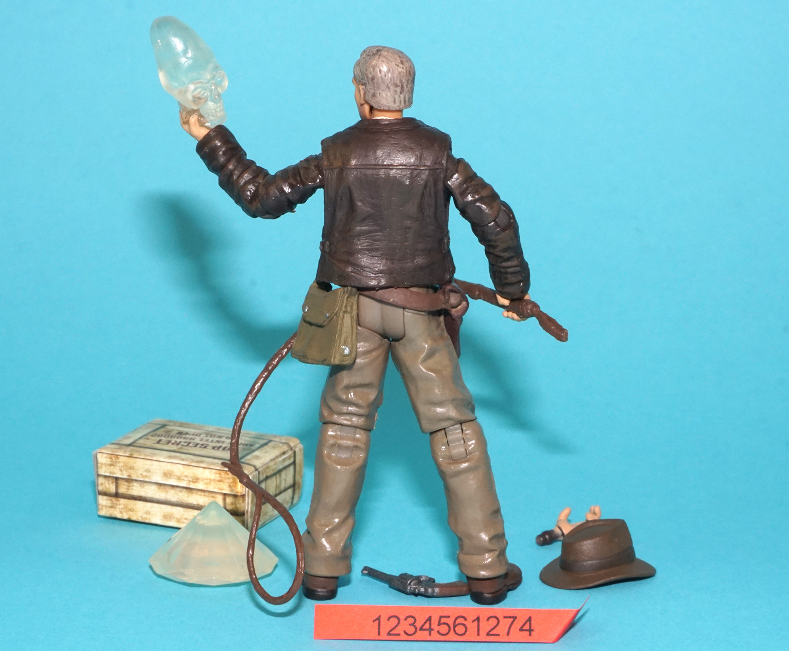 INDIANA JONES KOTCS KINGDOM CRYSTAL SKULL INDIANA WITH WHIP 100% COMPLETE 2008 HASBRO - Image 3