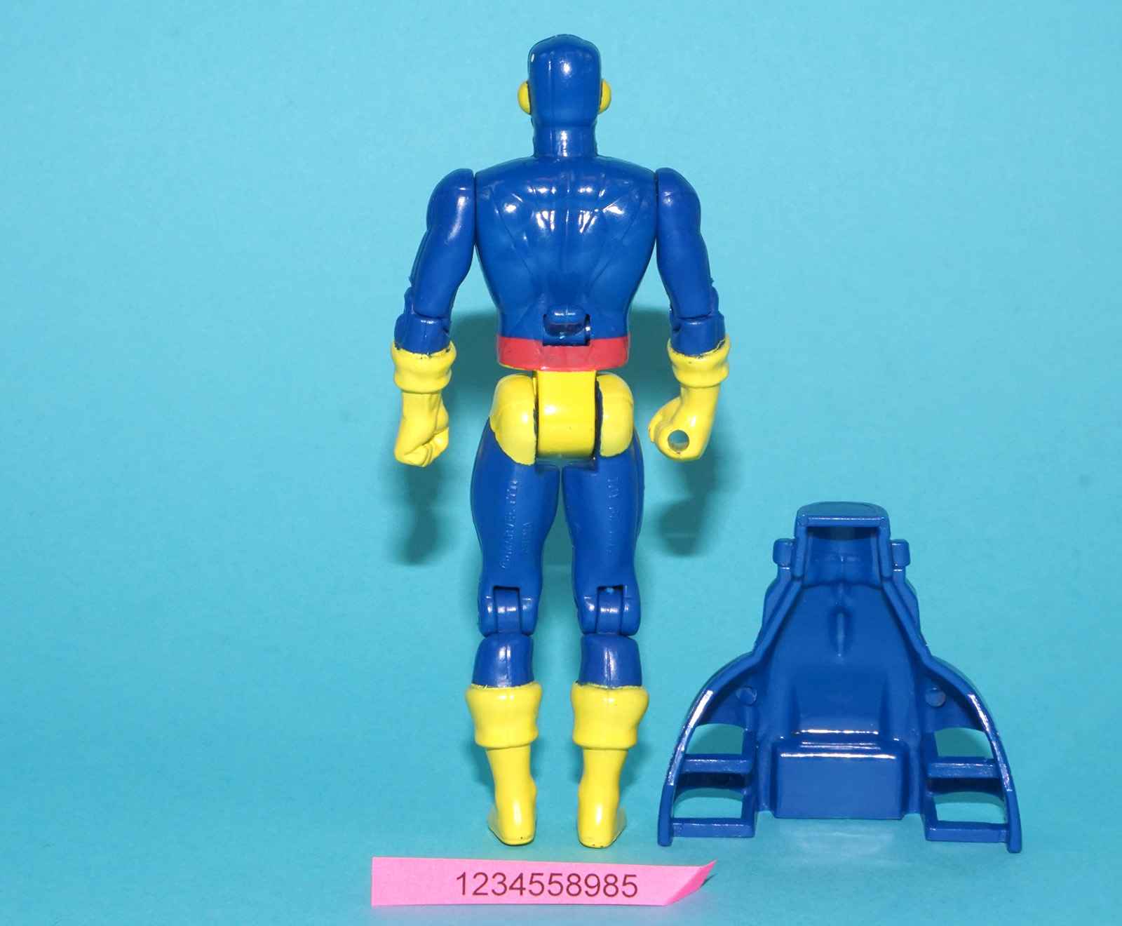 MARVEL X-MEN THE UNCANNY CYCLOPS LASER LIGHT EYES 100% COMPLETE 1993 TOY BIZ - Image 3