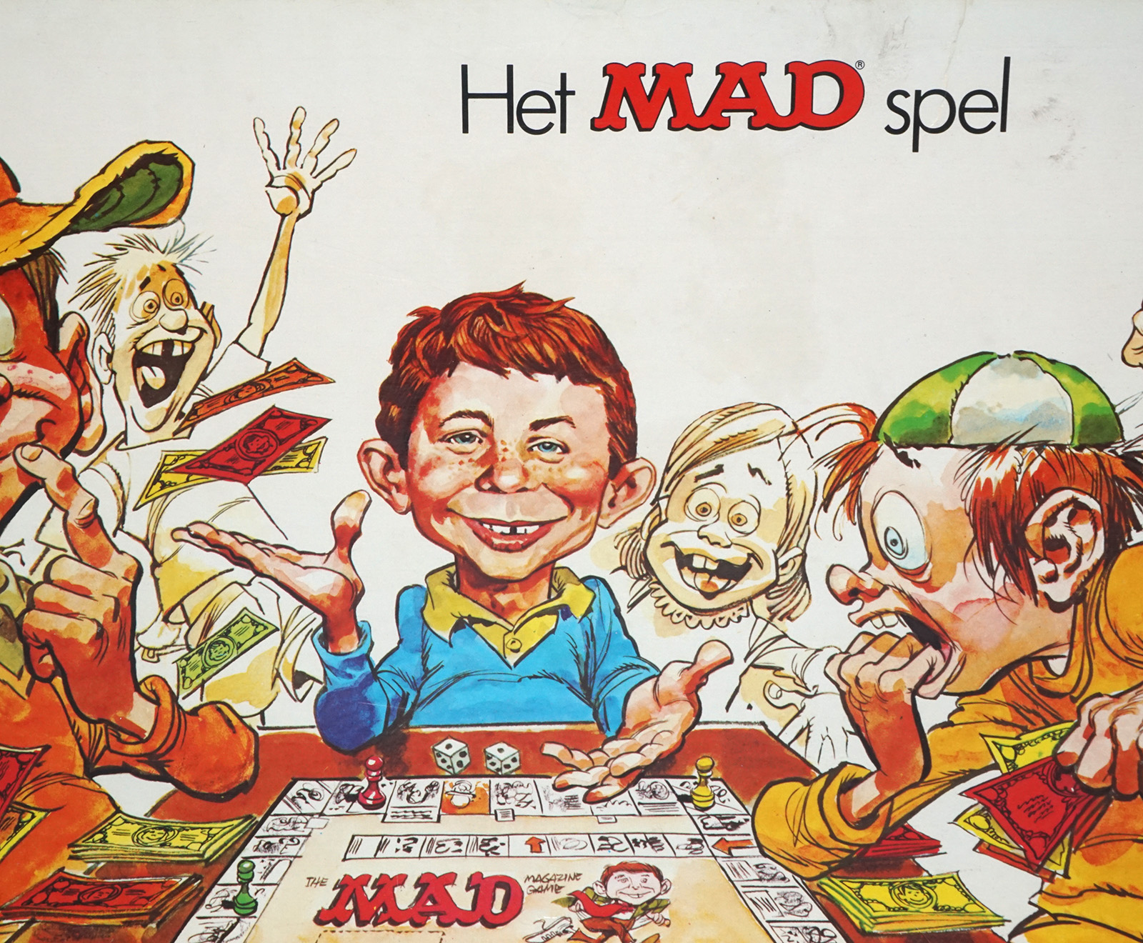 MAD MAGAZINE BOARD GAME 100% COMPLETE 1982 PARKER HOLLAND - Image 2