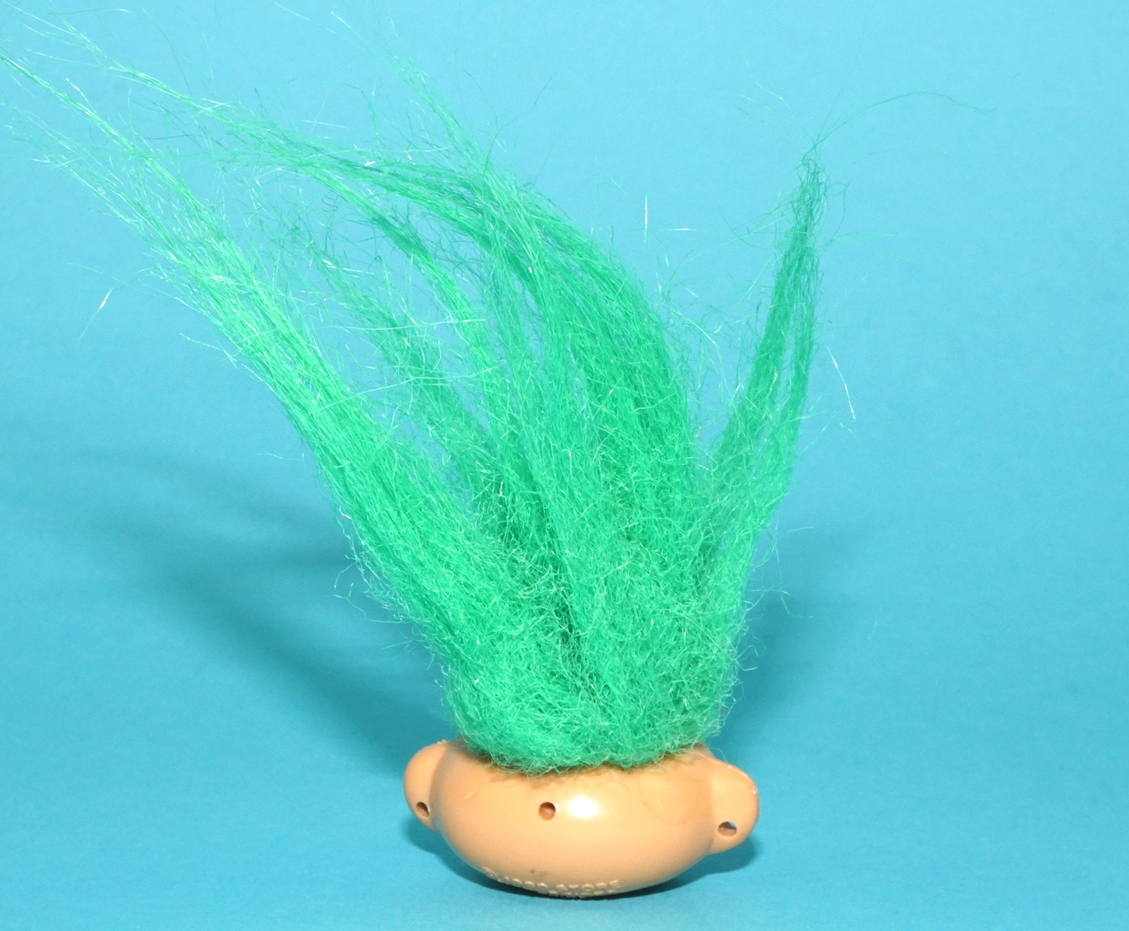 TROLLS PVC MINI FIGURE GOOD LUCK TROLL PENCIL TOPPER DOLL HEAD 1990 STORE ENTERPRISES RUSS BERRIE - Image 4