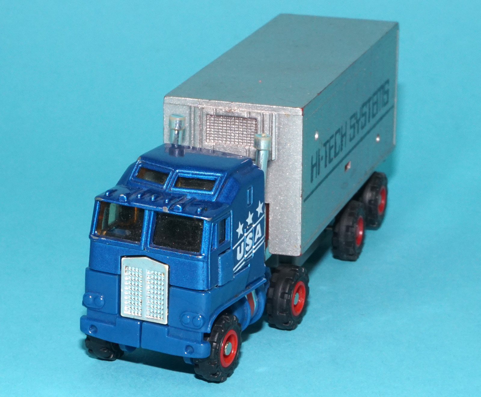 TRANSFORMERS KO MOTORIZED ROBOT MEGA MOTOBOT CONTAINER TRUCK 1984 MC TOY WORKS! - Image 2