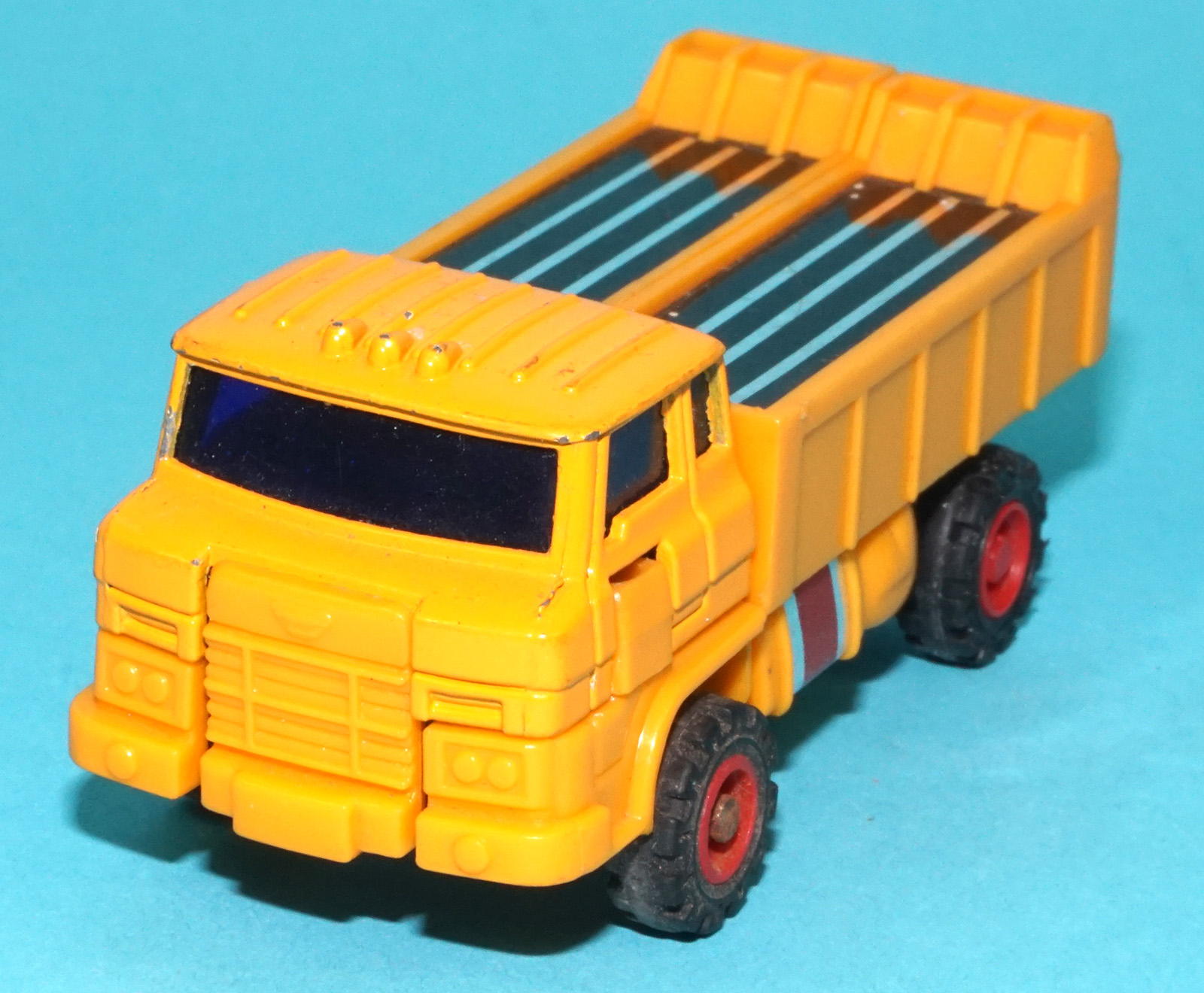 TRANSFORMERS KO MOTORIZED ROBOT DYNABOT DUMP TRUCK 1984 MC TOY WORKS! - Image 2