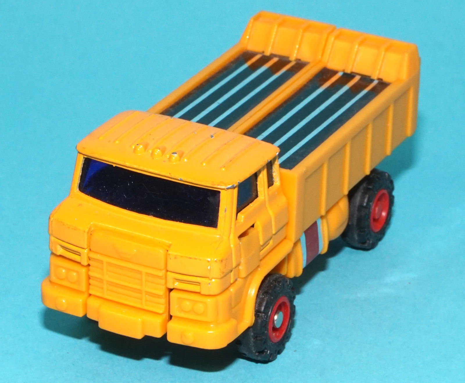TRANSFORMERS KO MOTORIZED ROBOT DYNABOT DUMP TRUCK 1984 MC TOY WORKS! - Image 2