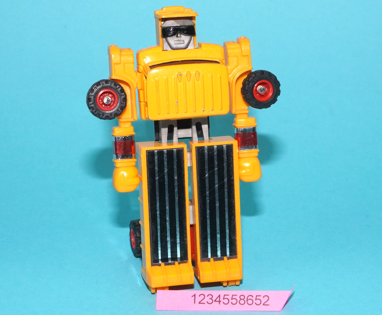 TRANSFORMERS KO MOTORIZED ROBOT DYNABOT DUMP TRUCK 1984 MC TOY WORKS! - Image 4