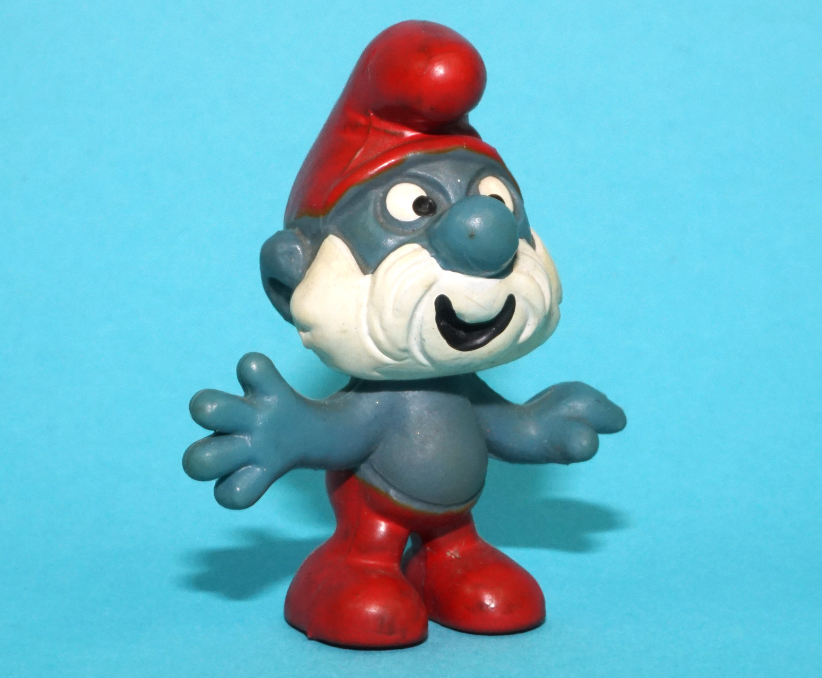 SMURFS 20001 PAPA SMURF NO COO PEYO 1969 SCHLEICH - Image 2
