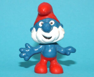 SMURFS 20001 PAPA SMURF HONG KONG COO 1969 SCHLEICH
