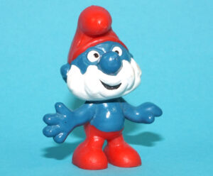 SMURFS 20001 PAPA SMURF HONG KONG COO 1969 SCHLEICH
