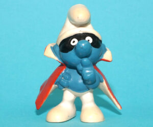 SMURFS 20008 SPY SMURF W. GERMANY COO 1966 SCHLEICH