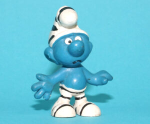 SMURFS 20010 PRISONER SMURF W. GERMANY COO 1965 SCHLEICH