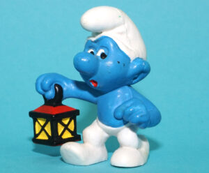 SMURFS 20024 WATCHMAN SMURF PORTUGAL COO 1977 SCHLEICH