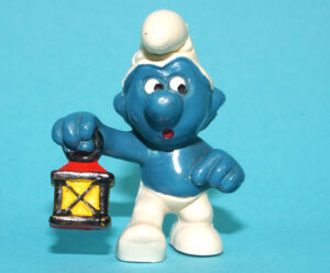 SMURFS 20024 WATCHMAN SMURF HONG KONG COO 1977 SCHLEICH