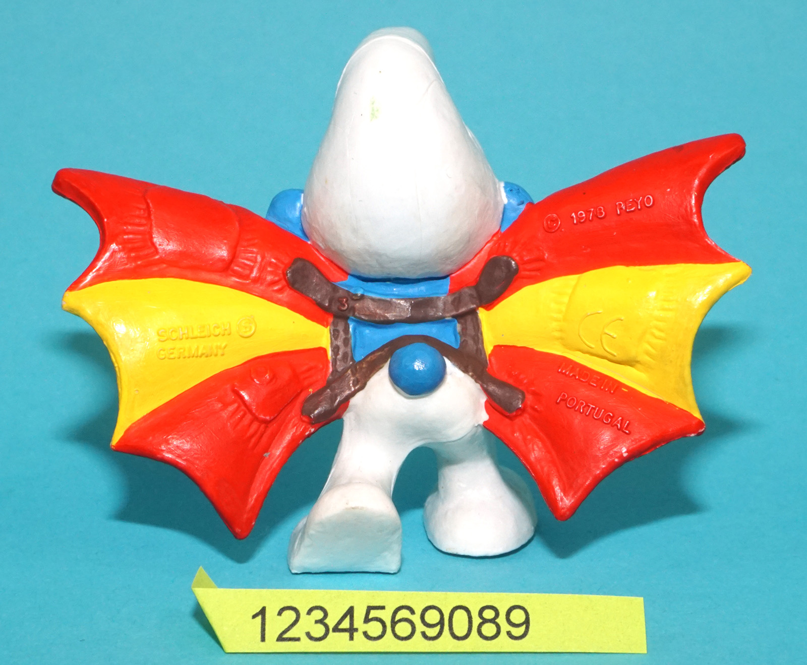 SMURFS 20036 HANG GLIDER SMURF PORTUGAL COO 1978 SCHLEICH - Image 3