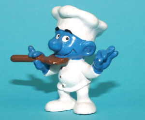 SMURFS 20042 CHEF SMURF W. GERMANY COO 1978 SCHLEICH