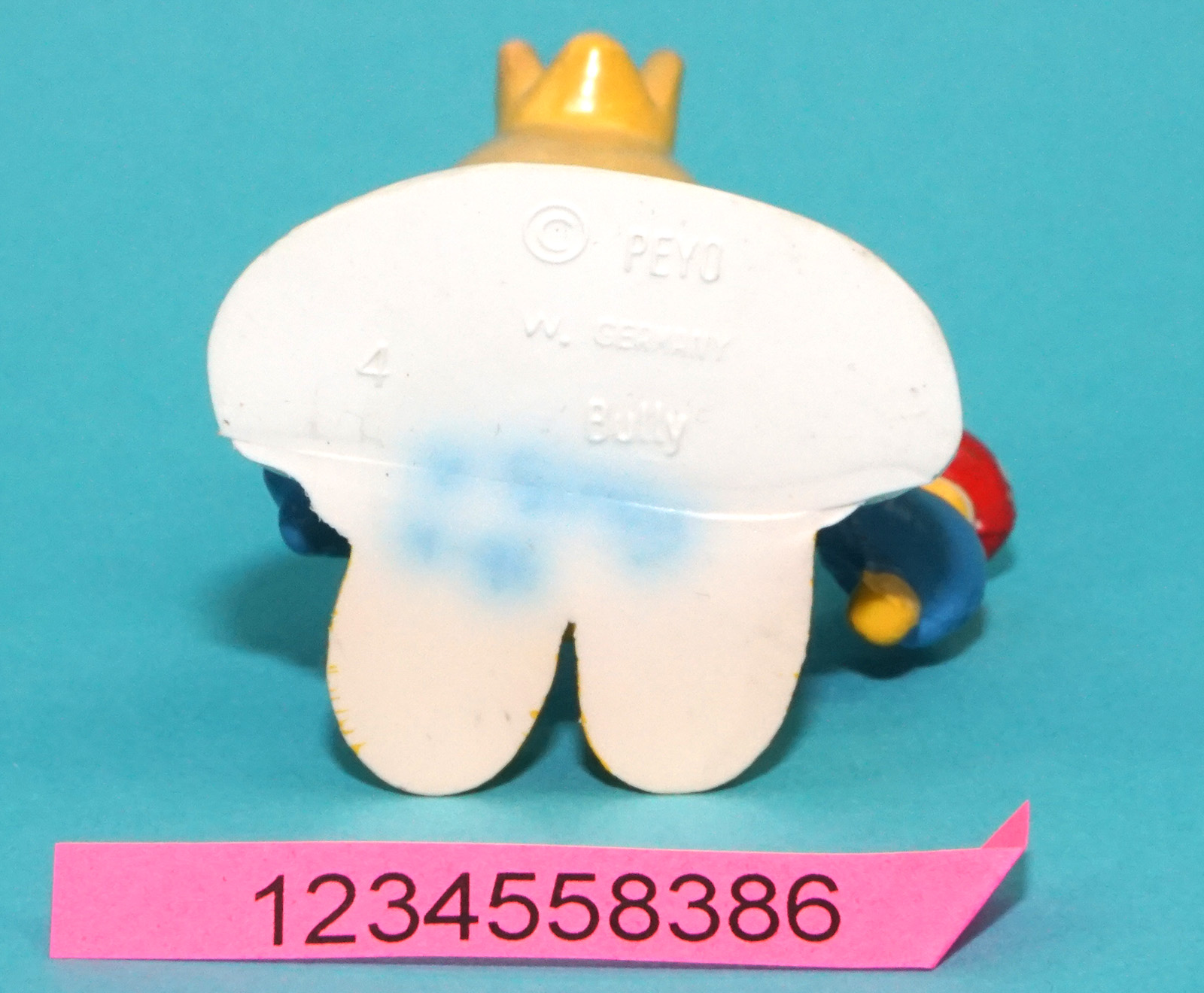 SMURFS 20074 KING SMURF W. GERMANY COO 1973 BULLY SCHLEICH - Image 4