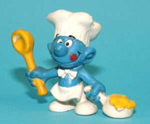SMURFS 20073 COOK SMURF NO COO 1973 SCHLEICH