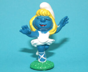 SMURFS 20098 BALLERINA SMURFETTE GERMANY COO 1978 SCHLEICH
